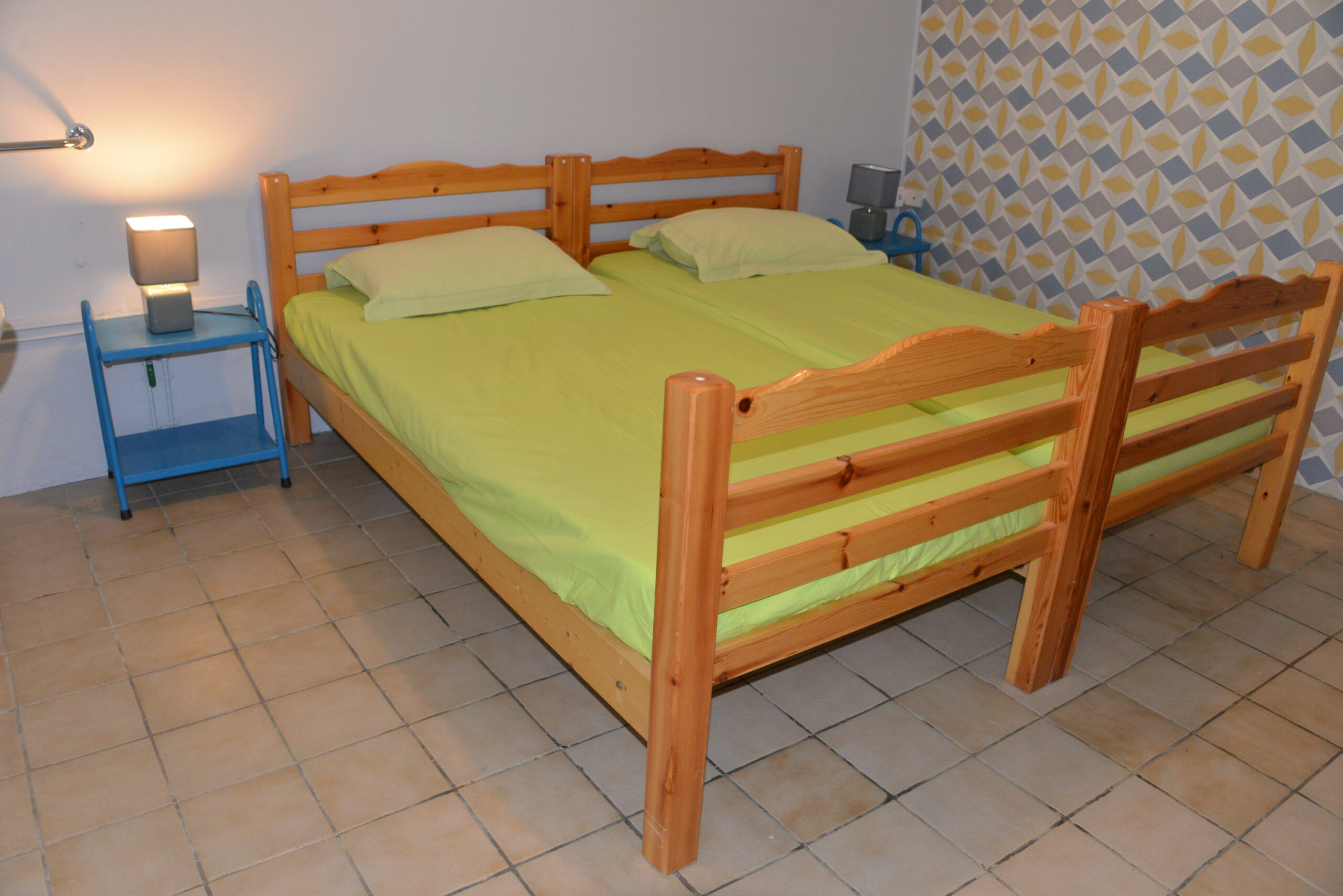 lit simple gite de groupe haras sainte eugénie